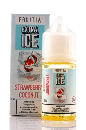 Strawberry Coconut Ice Salt Fruitia E Juice